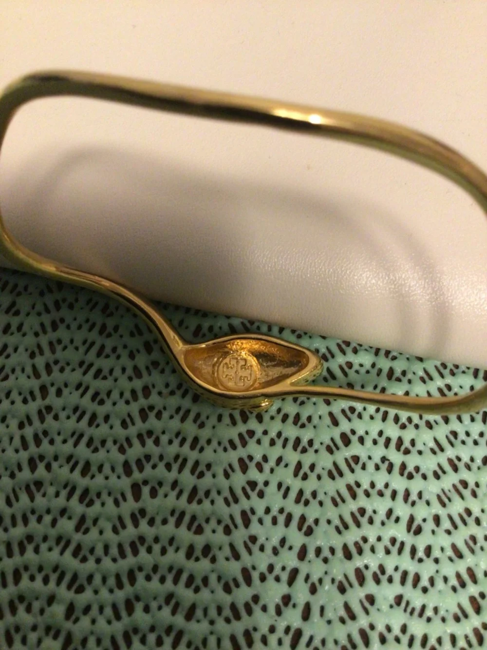 Tory Burch Serpant head stacking bangle setx3